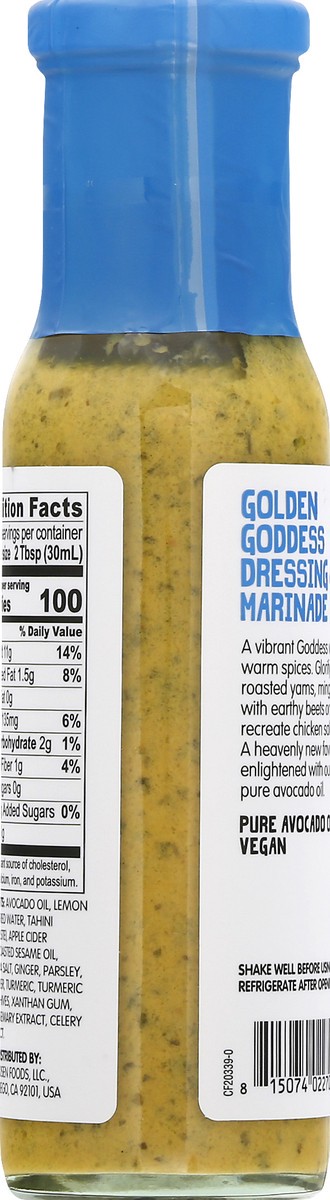 slide 9 of 12, Chosen Foods Unsweetened Golden Goddess Dressing & Marinade 8 oz, 8 oz