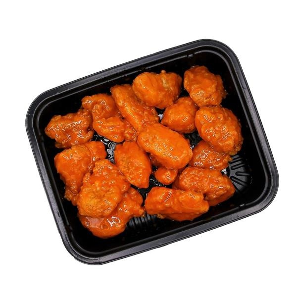 slide 1 of 1, Hy-Vee Heat & Eat Boneless Buffalo Wings, 16 oz