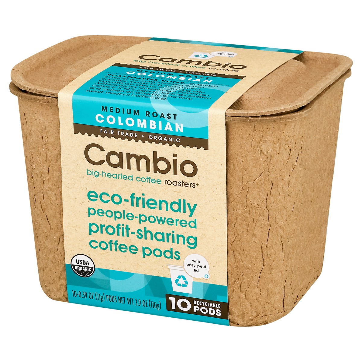 slide 5 of 12, Cambio Roasters Pods Medium Roast Colombian Coffee - 10 ct, 10 ct