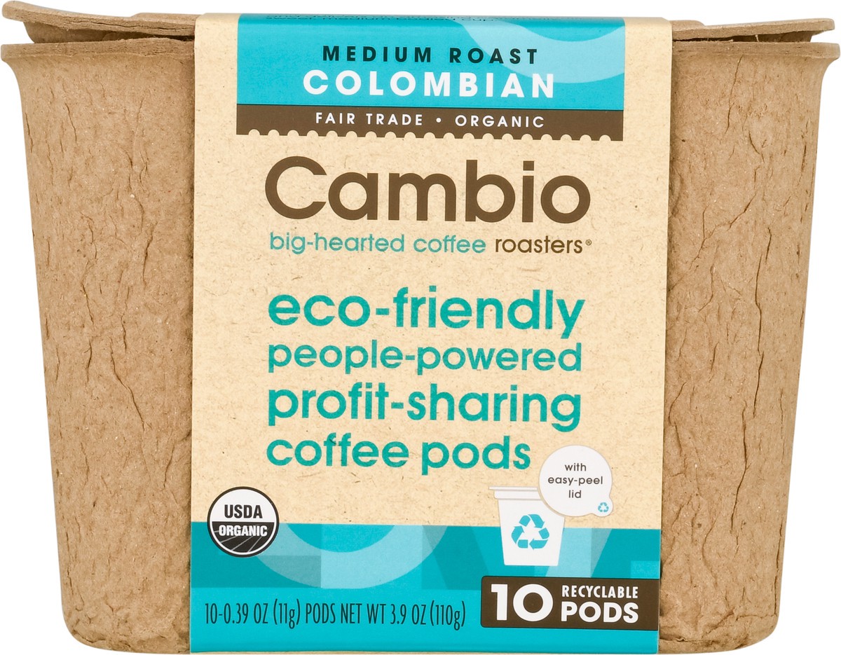 slide 8 of 12, Cambio Roasters Pods Medium Roast Colombian Coffee - 10 ct, 10 ct