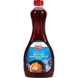 Weis Quality Butter Flavored Pancake & Waffle Syrup