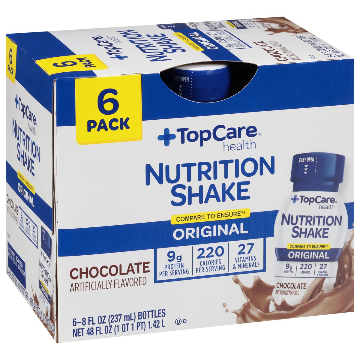 slide 2 of 9, Topcare Nutritional Supplement Choc, 6 ct