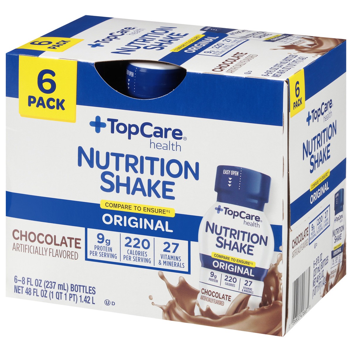 slide 3 of 9, Topcare Nutritional Supplement Choc, 6 ct