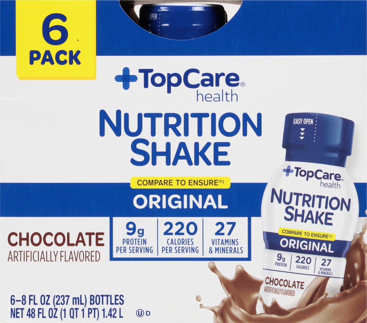 slide 6 of 9, Topcare Nutritional Supplement Choc, 6 ct