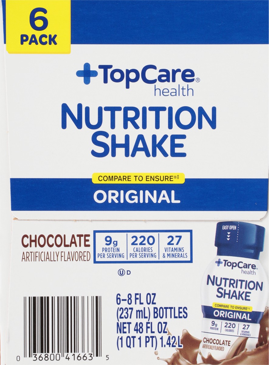 slide 8 of 9, Topcare Nutritional Supplement Choc, 6 ct