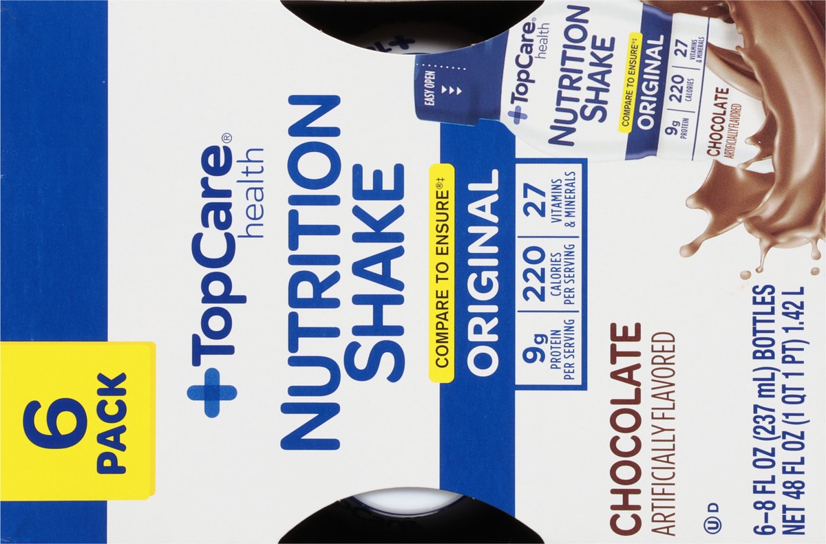 slide 9 of 9, Topcare Nutritional Supplement Choc, 6 ct