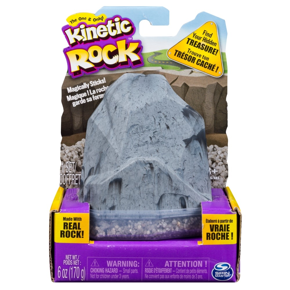 slide 1 of 1, Spin Master Kinetic Rock Pack And Accessory - Gray, 1 ct