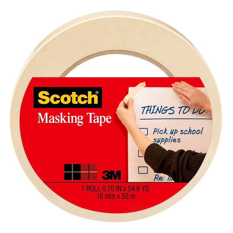 slide 1 of 8, Scotch Masking Tape 1ct 54yd, 1 ct