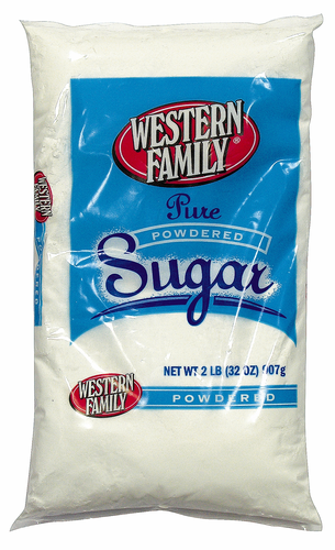 slide 1 of 1, Western Family Pure Powdered Sugar, 2 lb