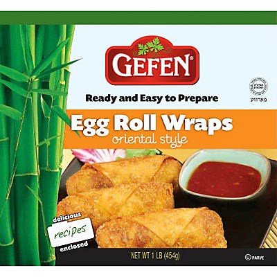 slide 1 of 1, Gefen Oriental Style Egg Roll Wraps, 1 lb