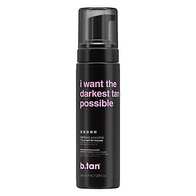 slide 1 of 1, b.tan I Want The Darkest Tan Possible 1 Hour Self Tan Mousse, 6.7 oz