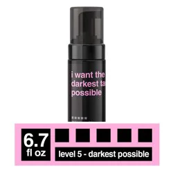 b.tan I Want The Darkest Tan Possible 1 Hour Self Tan Mousse