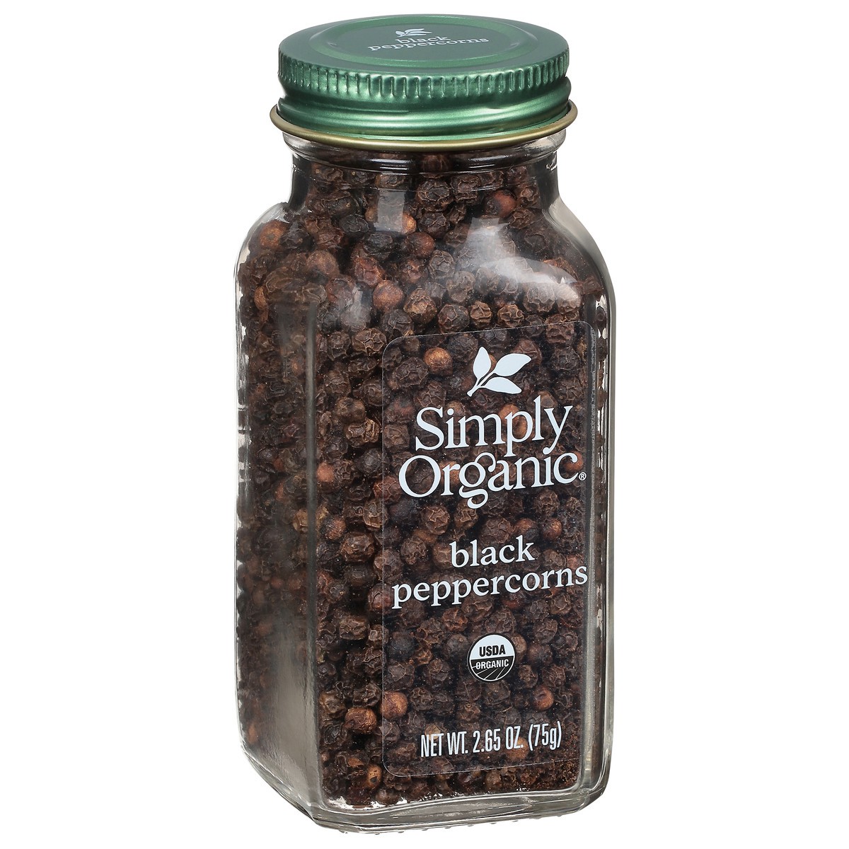 slide 6 of 9, Simply Organic Whole Black Peppercorns, 2.65 oz