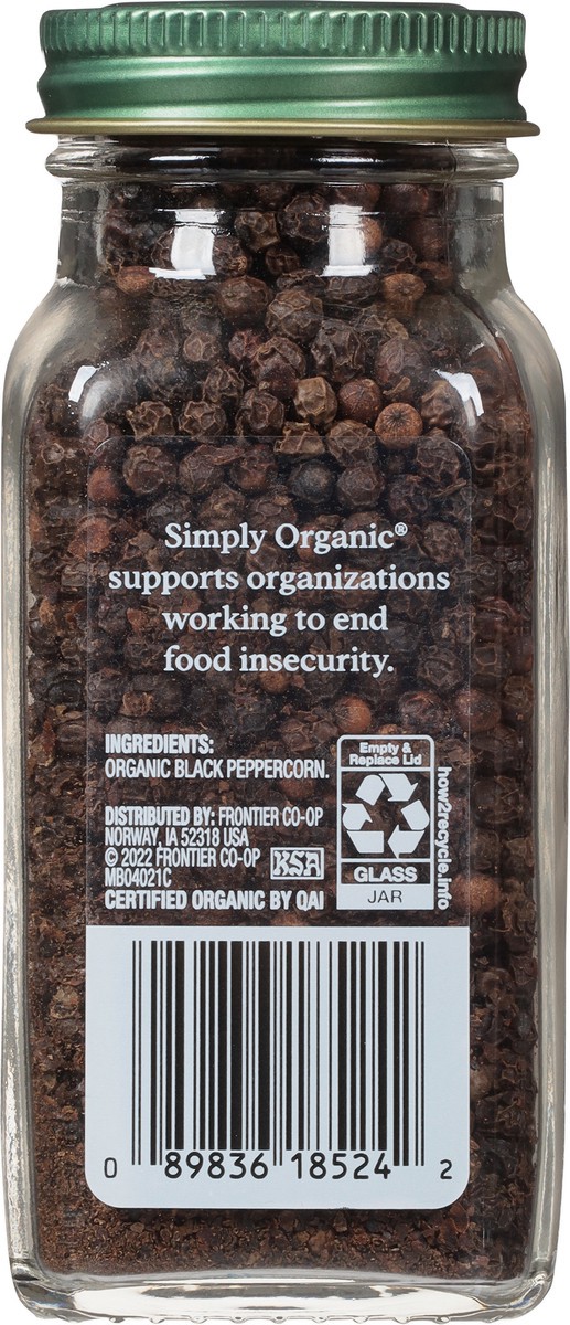 slide 5 of 9, Simply Organic Whole Black Peppercorns, 2.65 oz