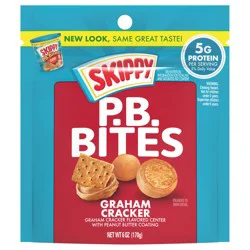 SKIPPY Peanut Butter Bites Graham Pouch
