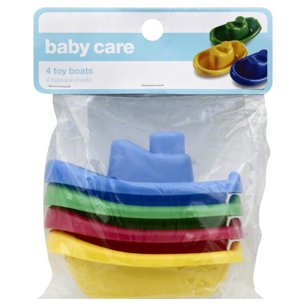 slide 1 of 1, Baby Care Bath Tugboats, 4 ct