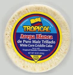 Tropical White Corn White Corn Griddle Cake 16 oz
