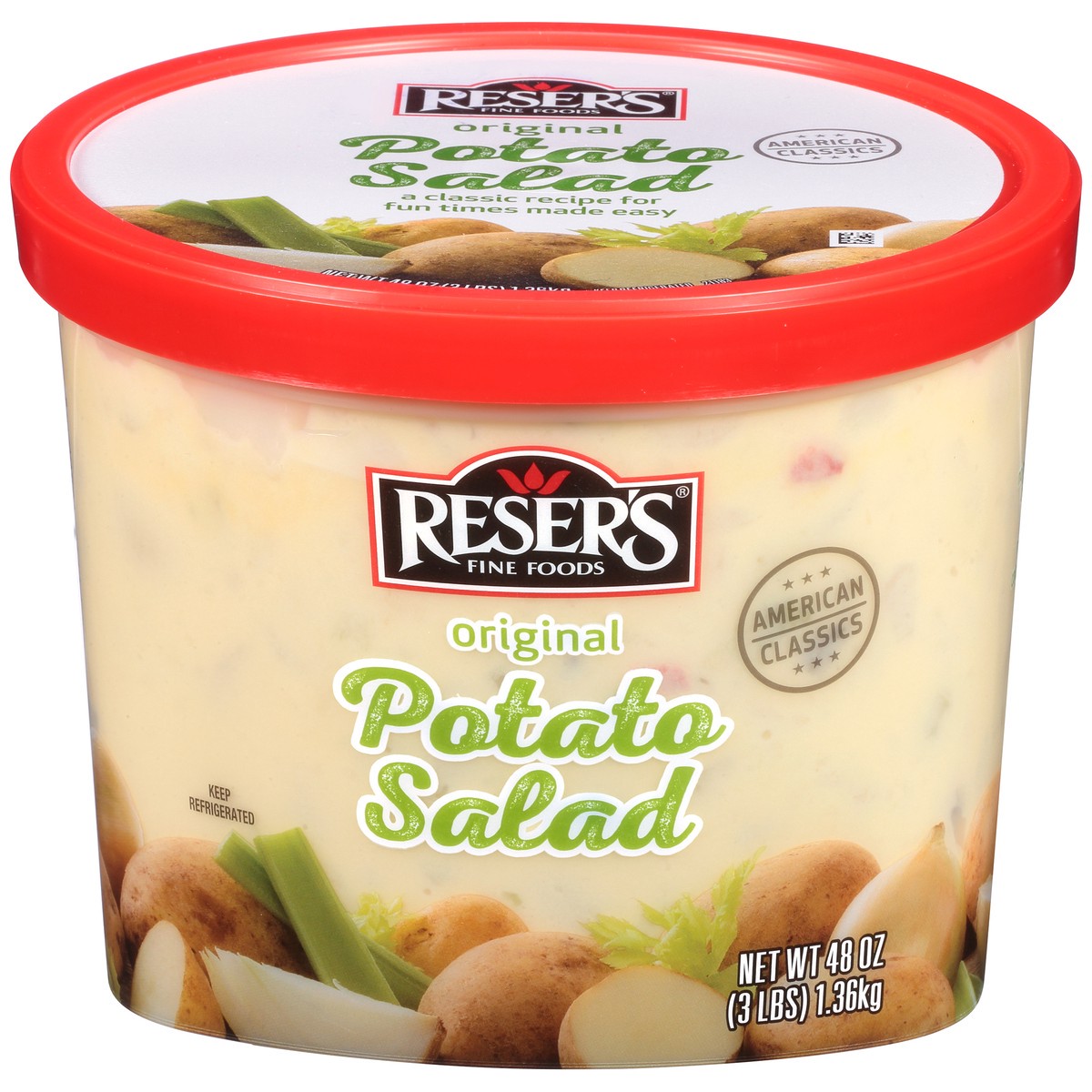 slide 1 of 7, Reser's Original Potato Salad, 48 oz
