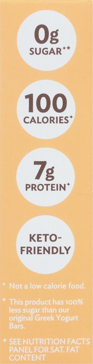 slide 5 of 13, Clio Yogurt Bar, Zero Sugar, Vanilla, 1.48 oz