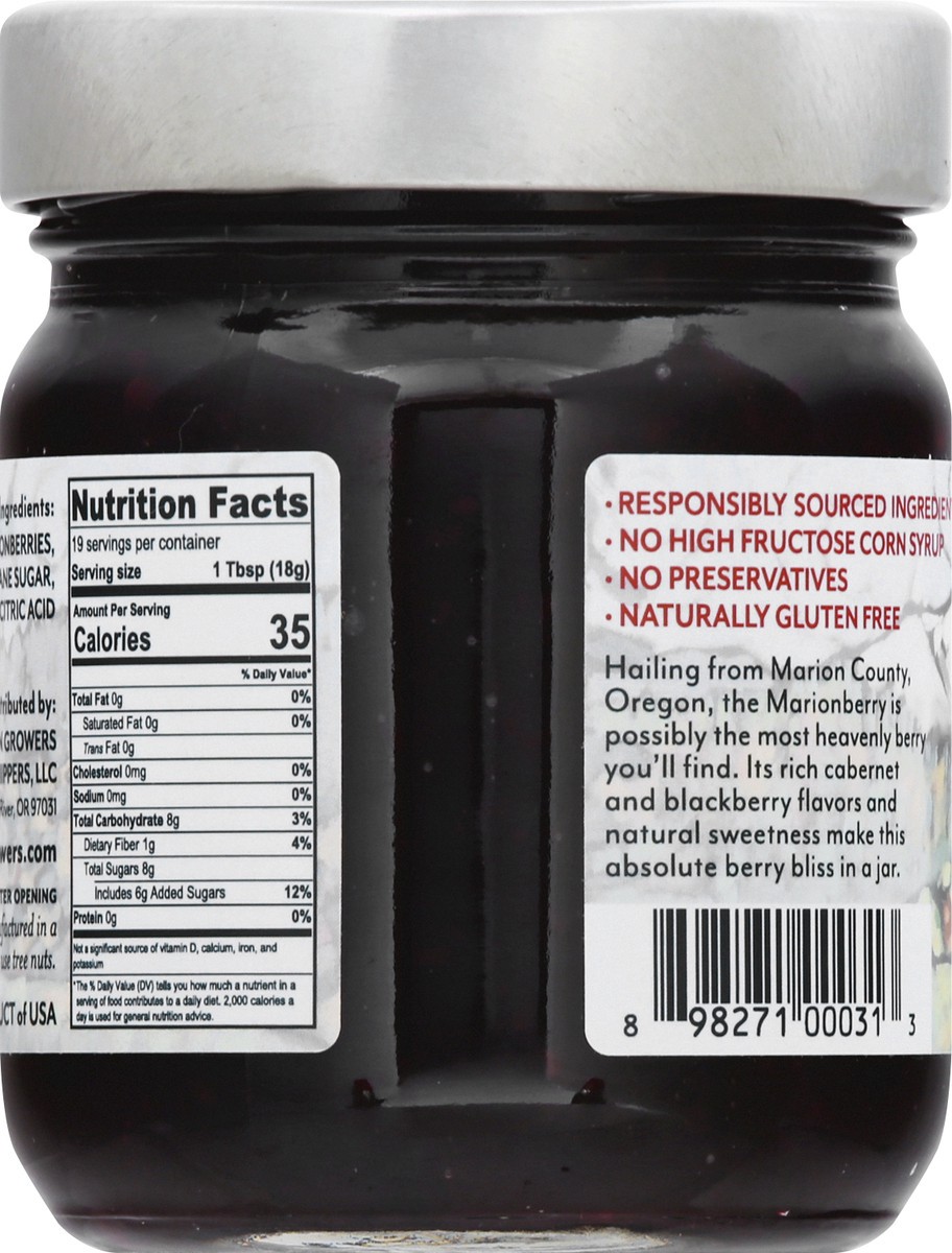 slide 6 of 13, Oregon Growers Fruit Spread Marionberry - 12 Oz, 12 oz