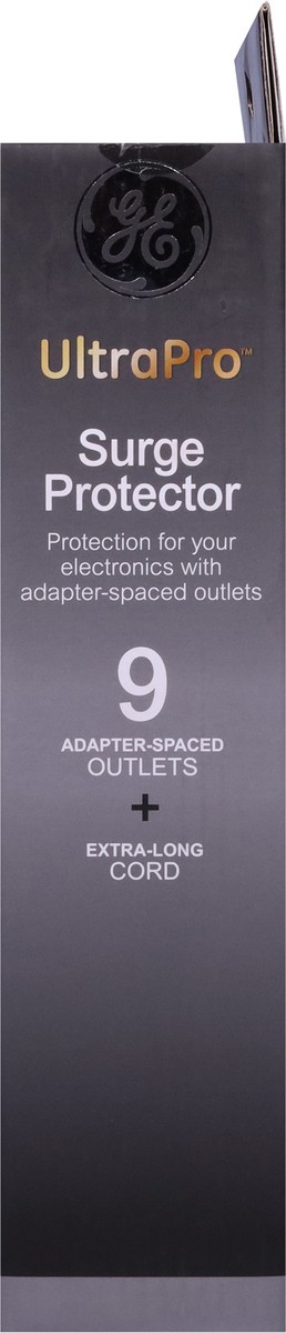 slide 3 of 9, Ge Ultrapro 9-Outlet Surge Protector - Black, 1 ct