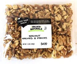Valued Naturals Walnut Halves And Pieces - 7.5 oz