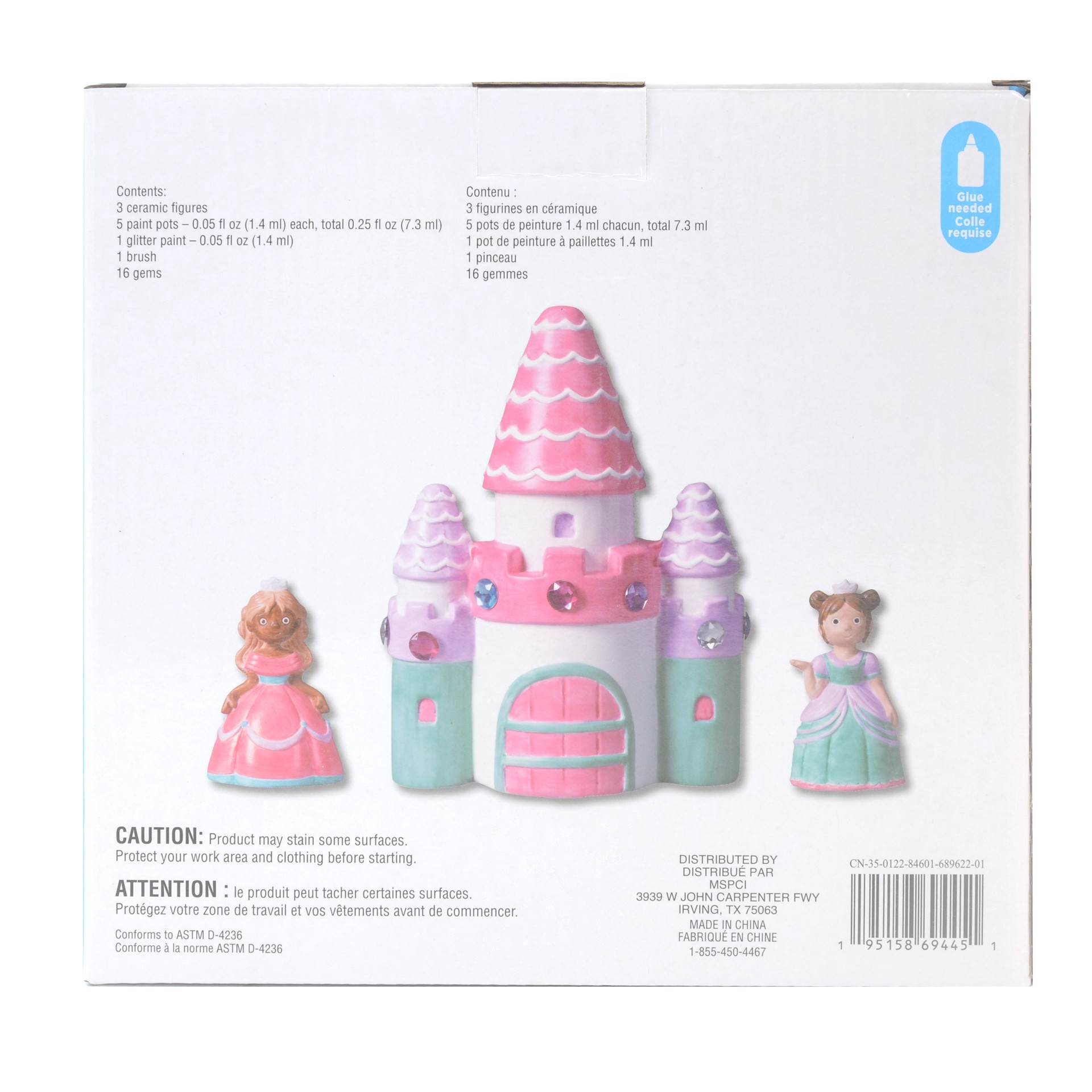 slide 2 of 3, Ceramic Castle Craft Kit By Creatology, 1 ct