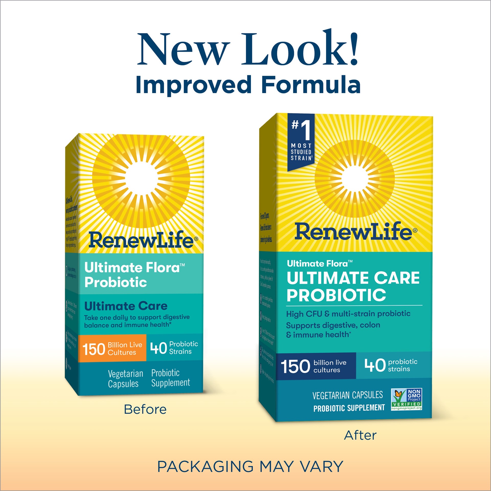 slide 2 of 5, Renew Life Ultimate Care Probiotic Supplement, 30 Vegetarian Probiotic Capsules, 150 Billion CFU, 1 ct