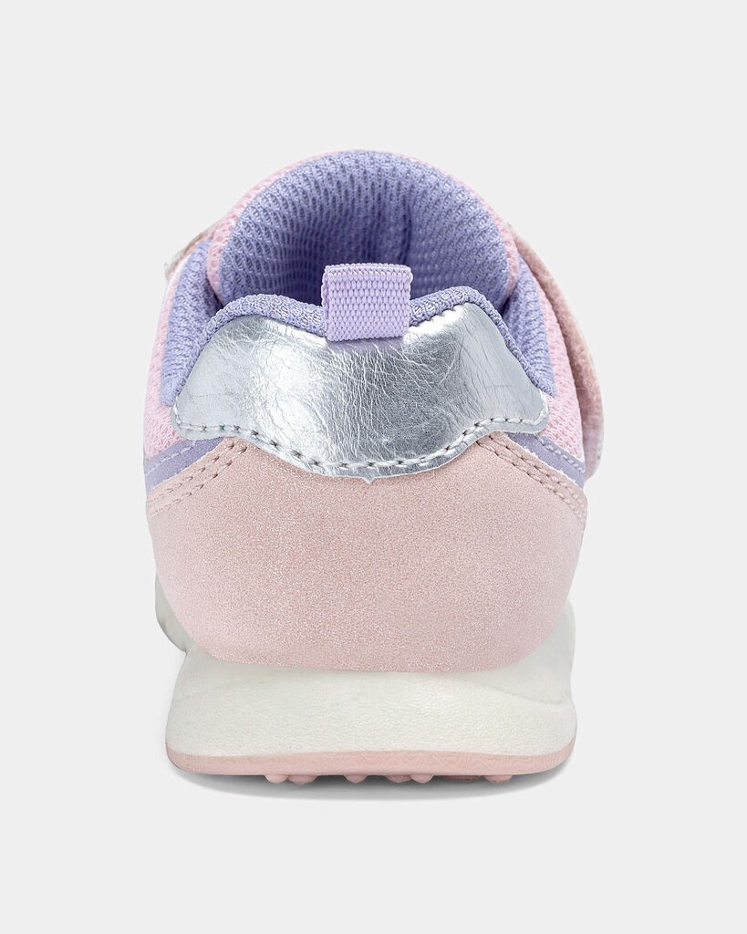 slide 2 of 6, Carter's Baby Girl Every Step® First Walker Casual Shoes - Pink/Purple Pink 5, 1 ct