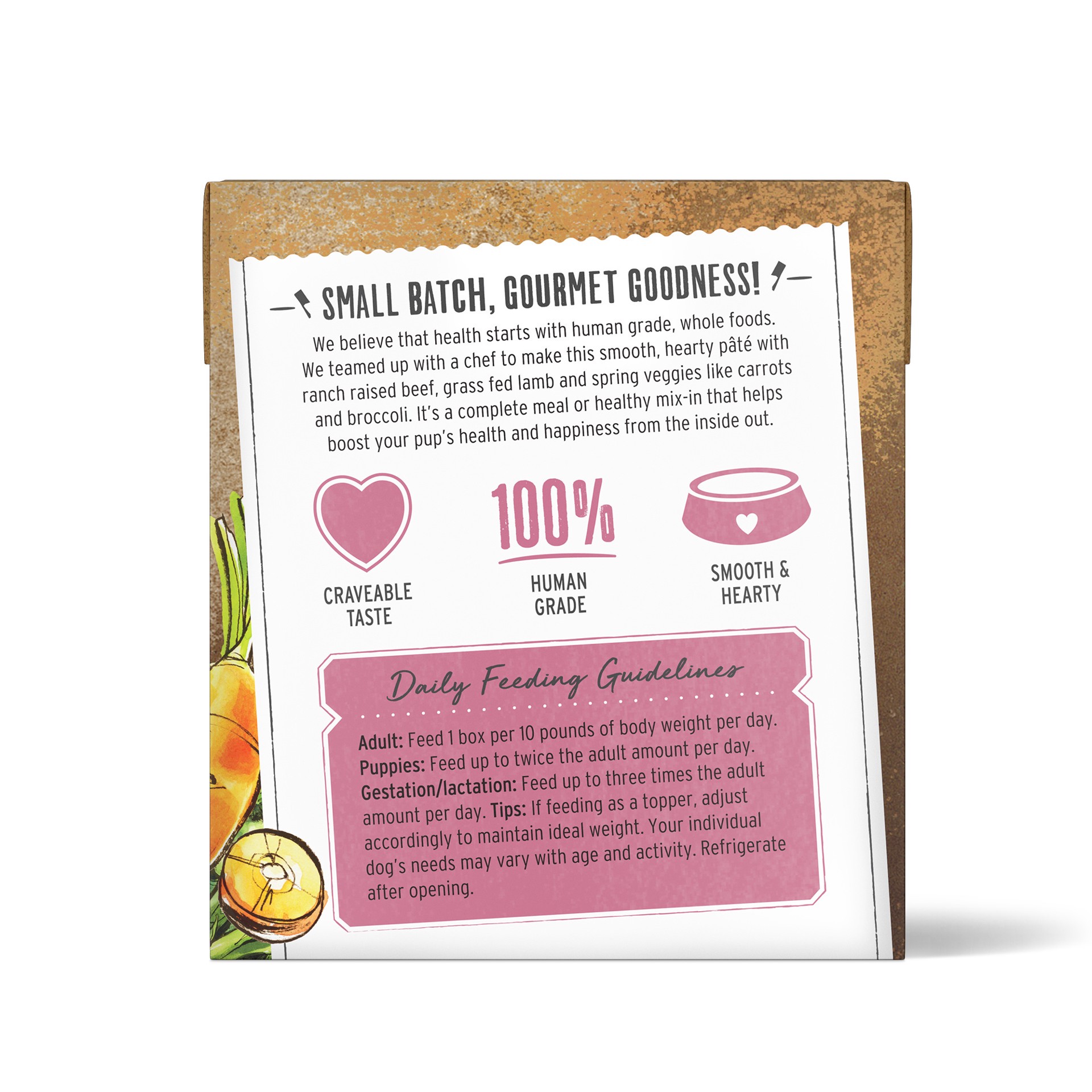 slide 2 of 8, The Honest Kitchen Butcher Block Pâté Butcher Block Pâté: Beef, Lamb & Spring Veggies Wet Dog Food, 10.5 oz x1, 10.5 oz