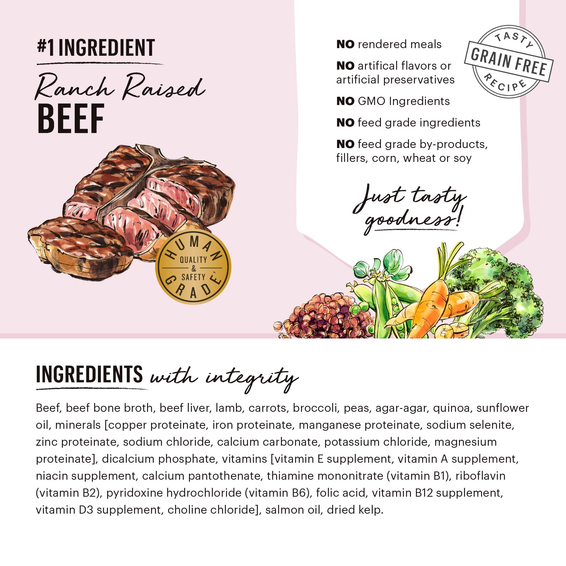slide 3 of 8, The Honest Kitchen Butcher Block Pâté Butcher Block Pâté: Beef, Lamb & Spring Veggies Wet Dog Food, 10.5 oz x1, 10.5 oz