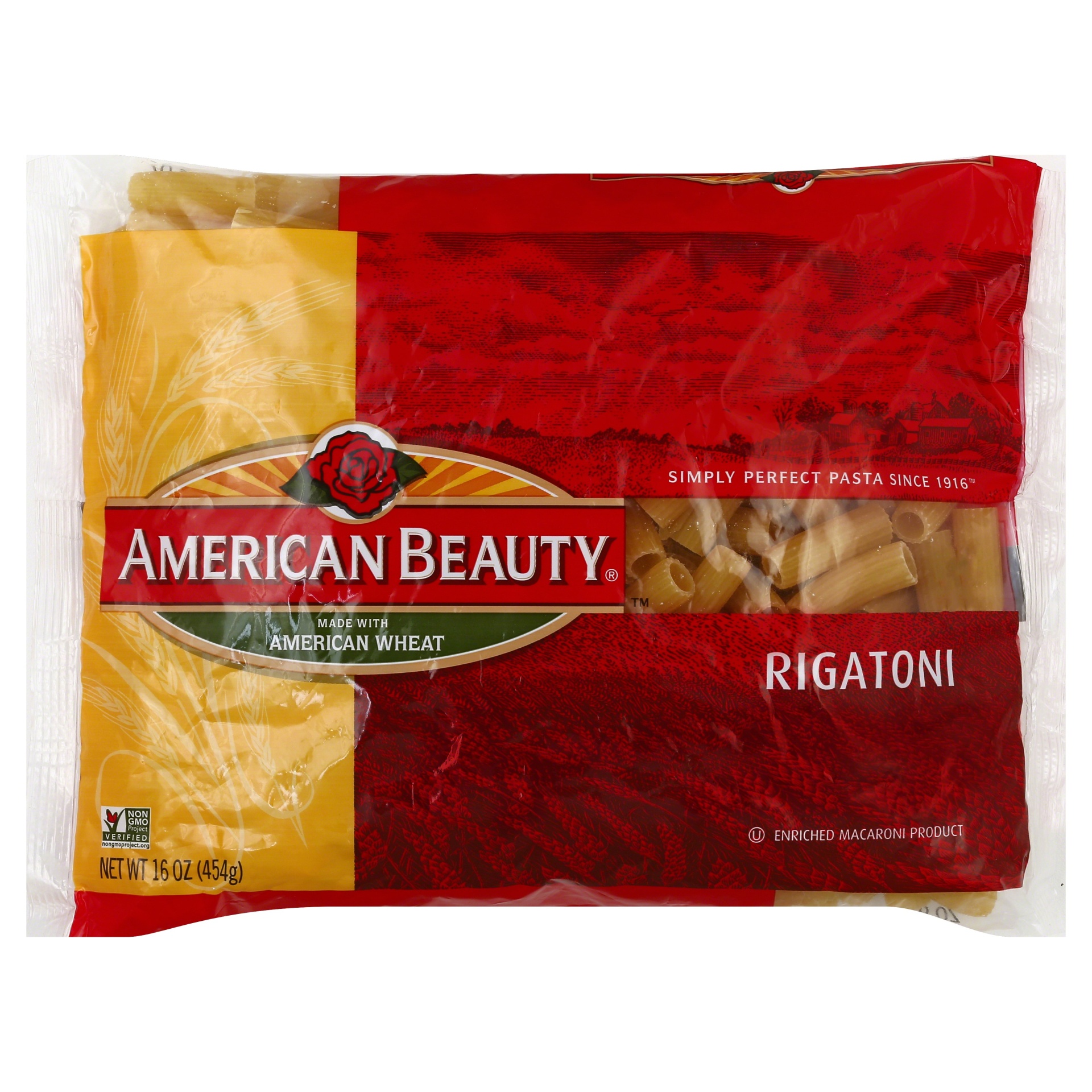 slide 1 of 6, American Beauty Rigatoni 16 oz, 16 oz