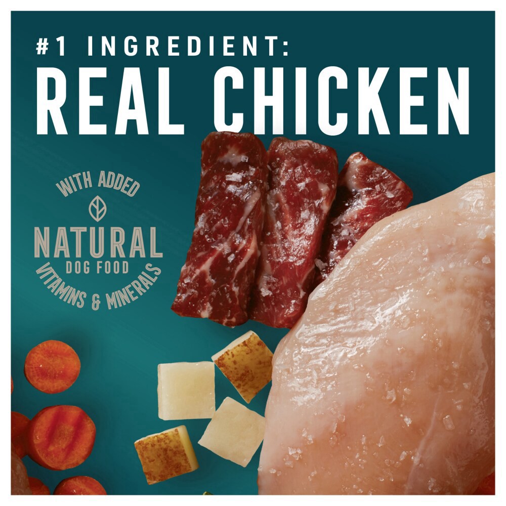 slide 3 of 6, Abound Grain Free With Beef And Vegetable Cuts In Gravy, 13.2 oz