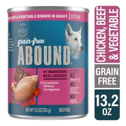 Abound Grain Free With Beef And Vegetable Cuts In Gravy