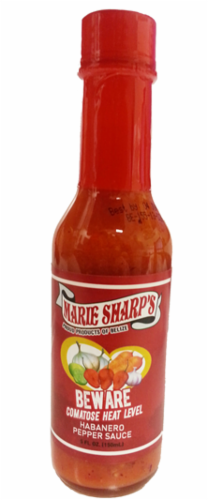 slide 1 of 1, Marie Sharp's Beware Comatose Heat Level Habanero Pepper Sauce, 5 fl oz