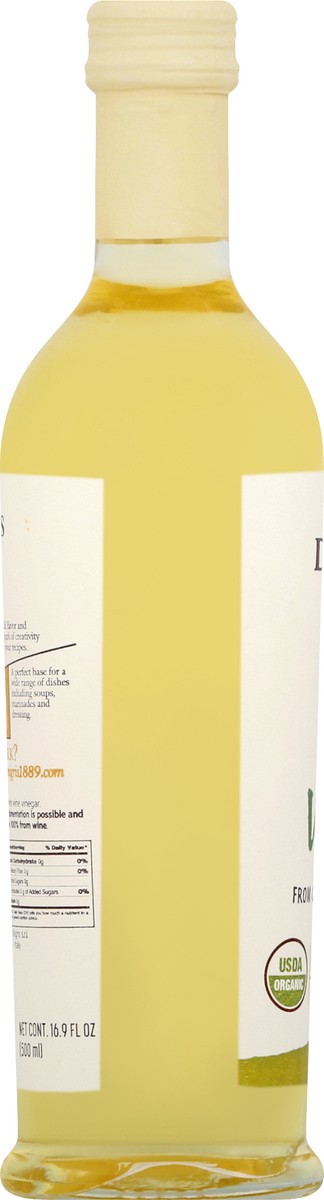 slide 2 of 10, De Nigris Organic White Wine Vinegar, 16.9 oz