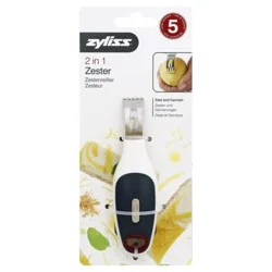 Zyliss 2-in-1 Zester - White/Black