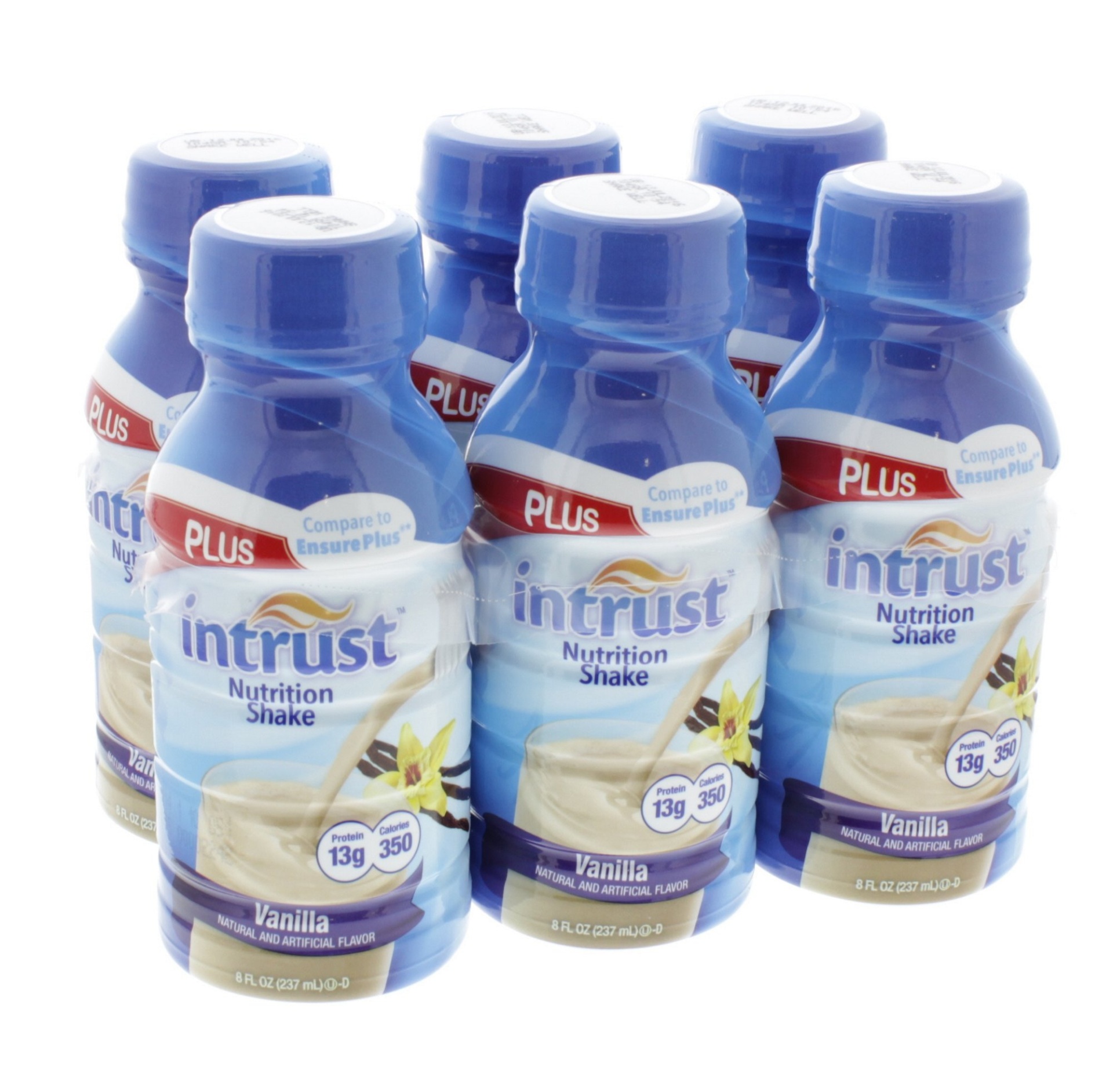 slide 1 of 1, Intrust Drink Vanilla Plus, 6 ct