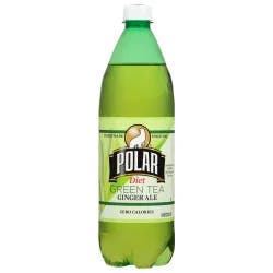 Polar Diet Green Tea Ginger Ale - 33.8 fl oz