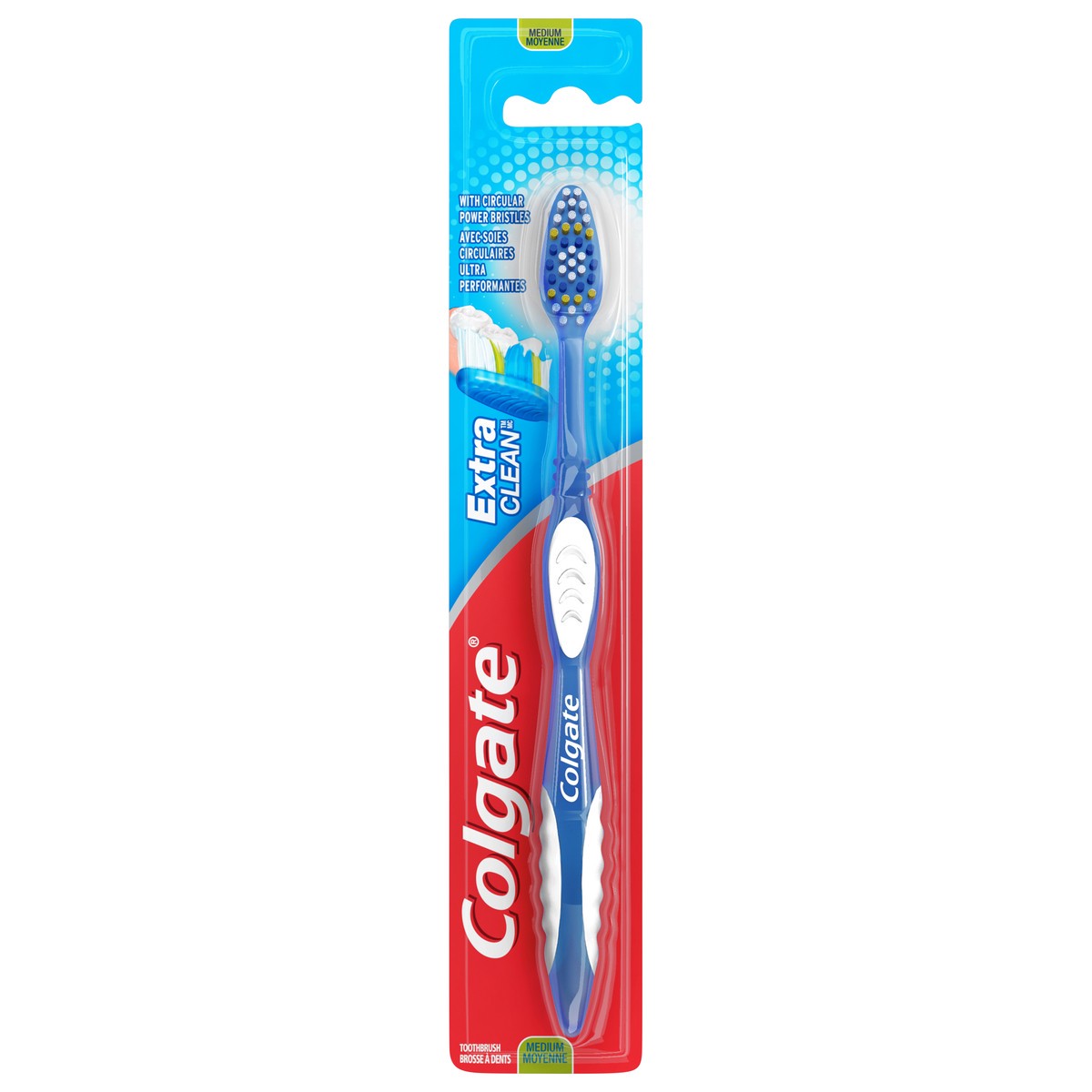 slide 1 of 3, Colgate Extra Clean Toothbrush Medium, 1 ct