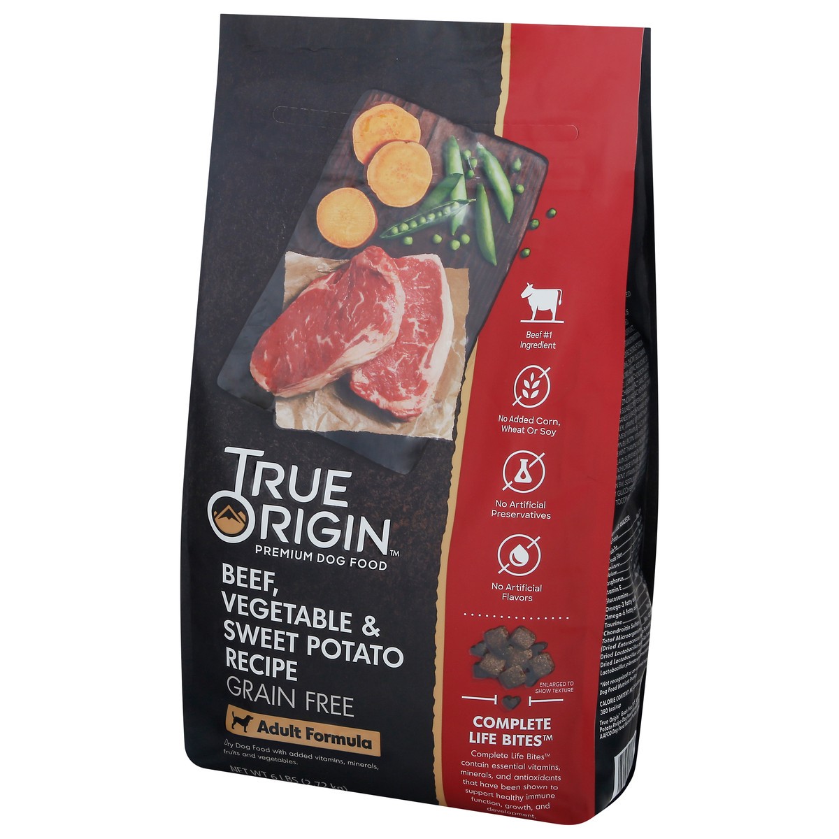 True Origin Grain Free Adult Formula Beef, Vegetable & Sweet Potato Recipe  Premium Dog Food 6 lb Bag 6 lb | Shipt