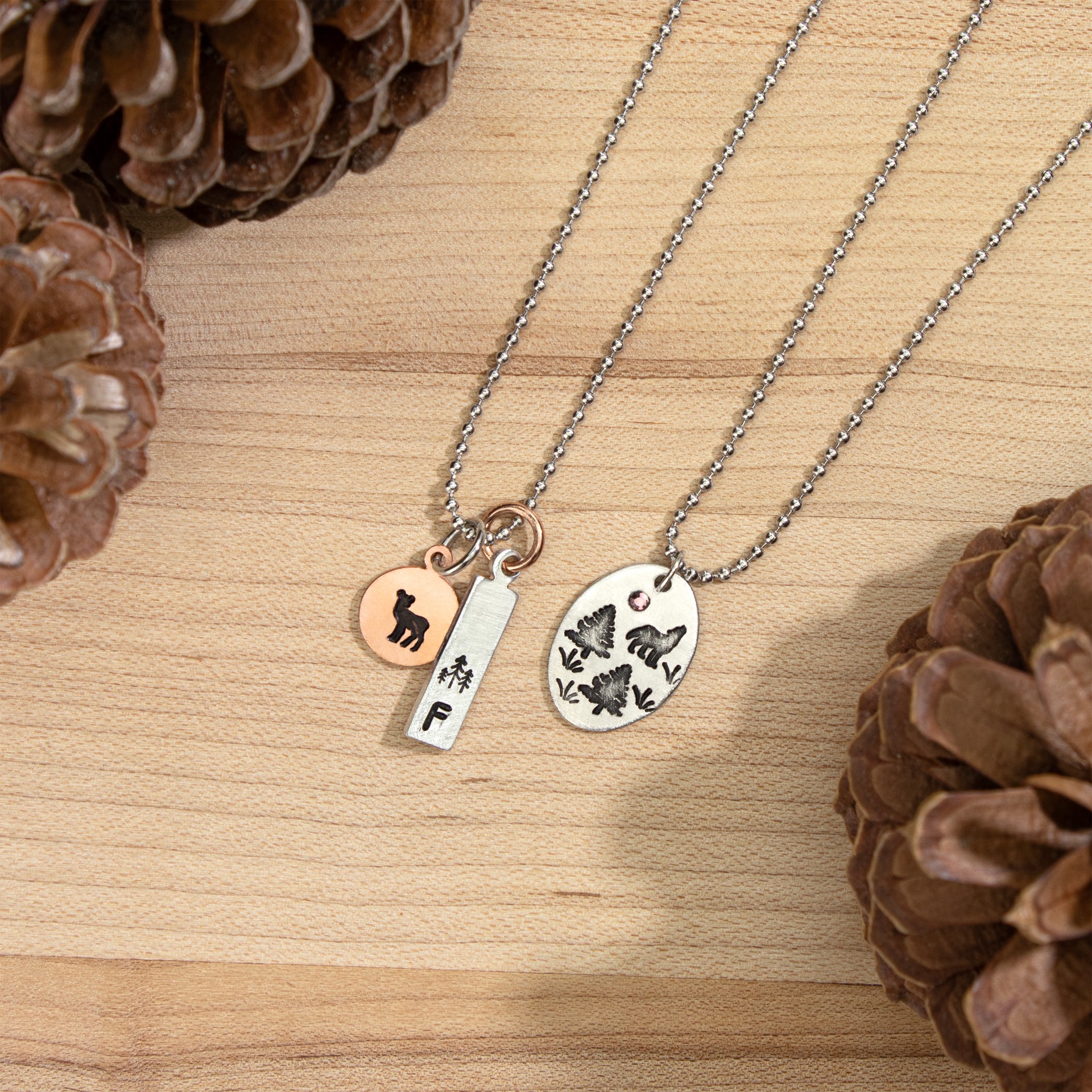 slide 3 of 5, Impressart Nature Metal Stamps Pack, 3mm, 4mm and 6mm impairession sizes