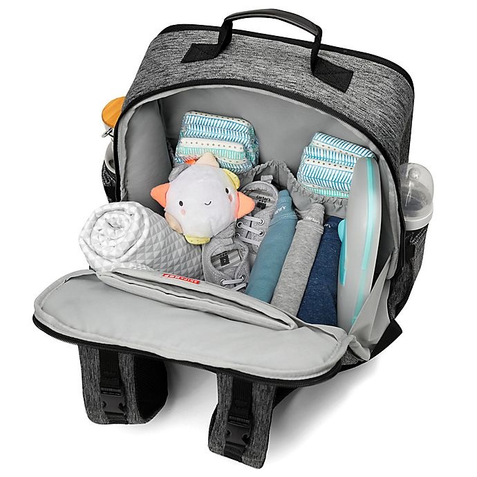 slide 5 of 11, Skip Hop SKIP*HOP Baxter Diaper Backpack - Grey, 1 ct