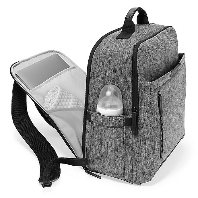 slide 11 of 11, Skip Hop SKIP*HOP Baxter Diaper Backpack - Grey, 1 ct