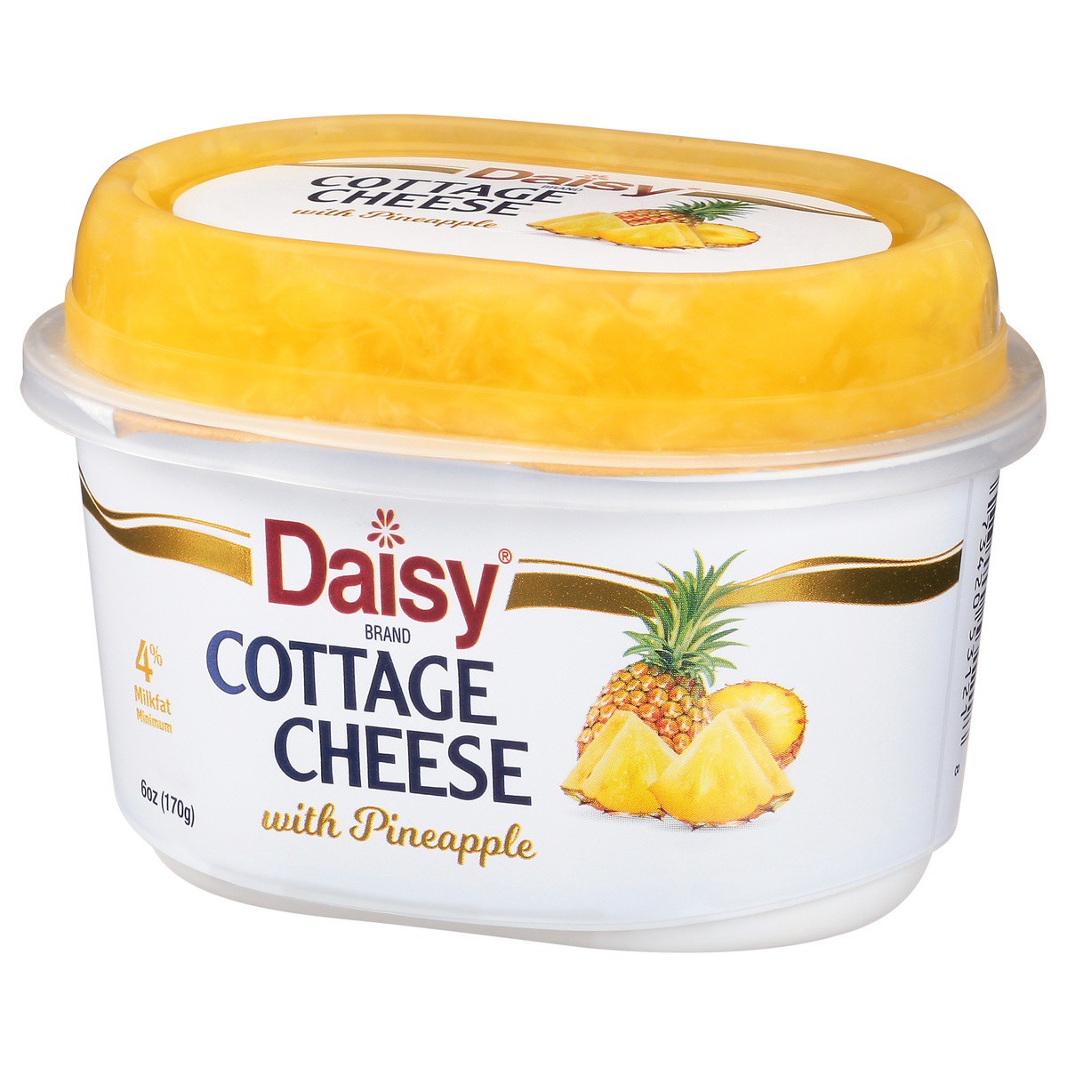 slide 3 of 9, Daisy Cottage Cheese with Pineapple - 6oz, 6 oz