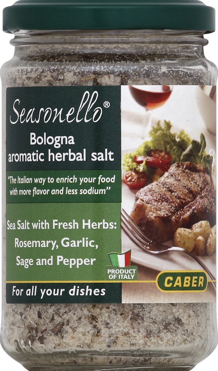 slide 1 of 3, Seasonello Caber Bologna Aromatic Herbal Salt, 10.58 oz