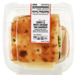 Taylor Farms Turkey & White Cheddar Thin Sandwich 5.1 oz