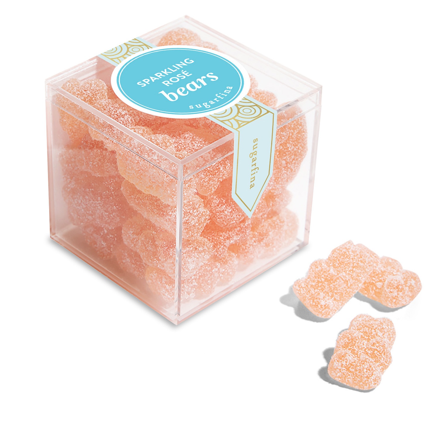 slide 1 of 1, Sugarfina Sparkling Rose Bears, Small Cube, 1 ct