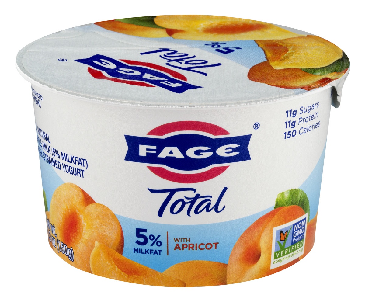 slide 1 of 11, Fage Total With Apricot Greek Strained Yogurt, 5.3 oz