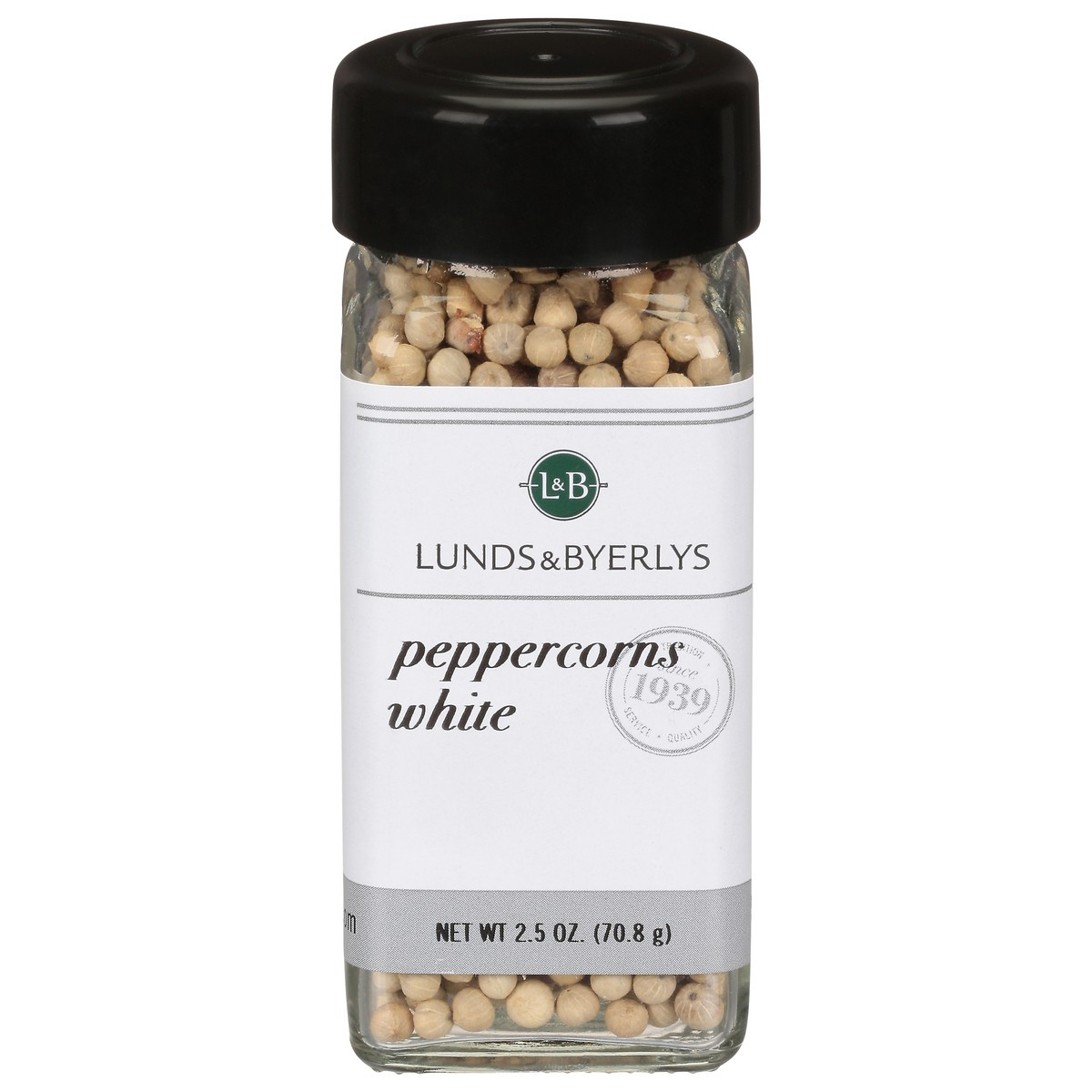 slide 1 of 12, Lunds & Byerlys White Peppercorns 2.5 oz, 2.5 oz